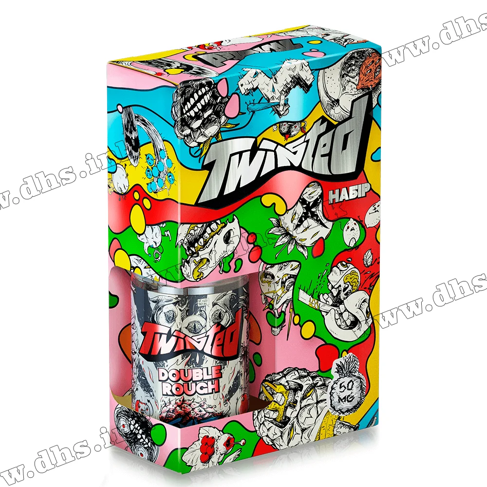 Набір для самозамісу Twisted Salt 30 мл (50 мг) - Double Rough (Ананас, Персик)